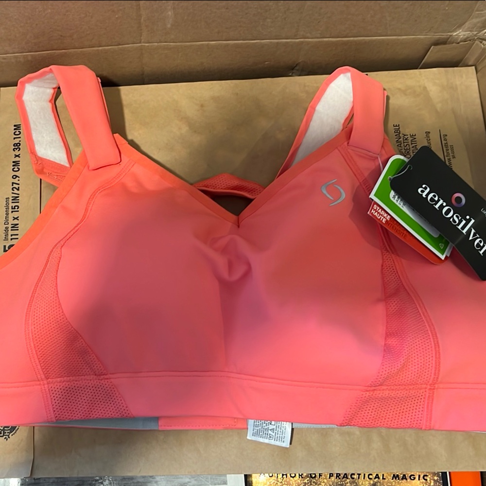 Moving Comfort Juno Sports Bra, color “Fiesta” .